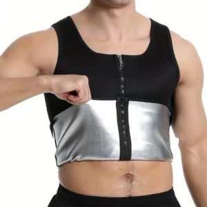 1pcs Sauna Sweat Suits Shirt Vest